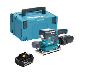 Makita LXT Finishing Sander 2x 18V Batteries MakPac Case 93 × 185 mm DBO382RTJ