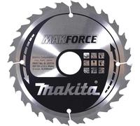 Makita MAKFORCE Circular Saw Blade for Wood Cutting 165mm 24T 30mm