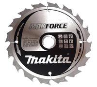 Makita MAKFORCE Wood Cutting Saw Blade 160mm 16T 20mm