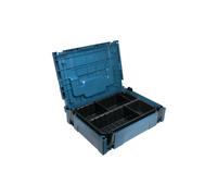 Makita MAKPAC 1 Organiser 2 Compartments 6 Dividers Stackable Tool Case Toolbox