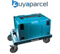 Makita MAKPAC 3 Stacking Connector Tool Case Systainer with Wheeled Cart Trolley