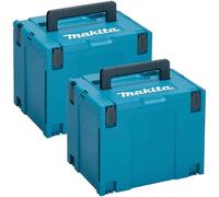Makita MAKPAC 4 Suitcase Stackable Case 395x295x315mm 2pcs