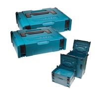 Makita Makpac Pack Of 2 X Stacking Connector Tool Cases Type 1 396 X 296 X 105