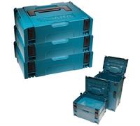 Makita Makpac Pack Of 3 X Stacking Connector Tool Cases Type 1 396 X 296 X 105