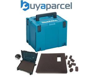 Makita MAKPAC Stacking Connector Tool Case Systainer TYPE 4 + Foam Insert