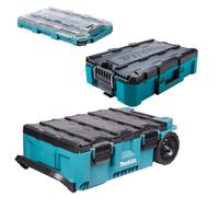 Makita MAKTRAK 3pcs Storage Set Rolling Tool Chest, Medium Tool Box & Organiser