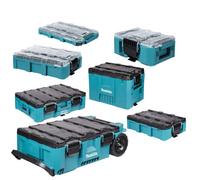 Makita Maktrak 7 Piece Rolling Tool Chest With Tool Boxes & Organiser Set