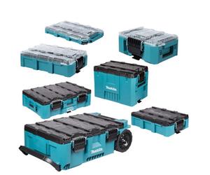 Makita Maktrak 7 Piece Rolling Tool Chest With Tool Boxes & Organiser Set