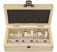 Makita milling set 8mm shank 6-piece groove and edge cutters