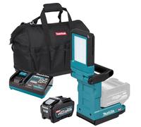 Makita ML013G 40V Max XGT Magnetic Light with 1 x 5.0Ah Battery Charger & Bag