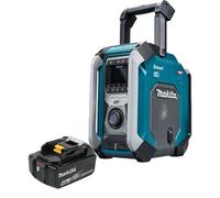 Makita Mr007Gz Digital Site Radio Dab + Bluetooth Usb Charger 18V + 4Ah Battery