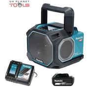 Makita MR014G 40V/18V/14.4V XGT/LXT Job Site Speaker + 1 x 5Ah Battery, Charger