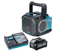 Makita MR014GZ 40V/18V/14.4V XGT Job Site Speaker 1 x 4.0Ah Battery & Charger