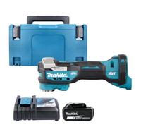 Makita Multi Tool Dtm52Z 18V Lxt Cordless Brushless Starlock Max Keyless With 1 X 6.0Ah Battery, Charger & Case Type 3