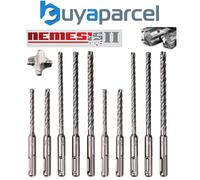 Makita Nemesis II 2 SDS Plus 10 Piece Drill Bit Set - 5.5mm 6mm 7mm 8mm