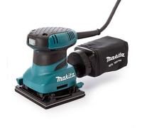 Makita Orbital Palm Sander 240V 200W Cable 2.0m Inc 6 Abrasive Papers BO4556