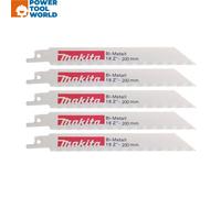 Makita P-04933 Specialised Cut Bi-Metal Reciprocating Blade Pack 200mm x 18TP...