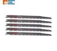 Makita P-05072 Wood Reciprocating Saw Blade 300mm x 4-5 TPI (5 Pack)