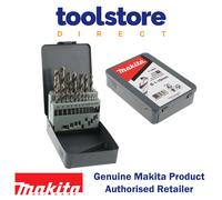 Makita Drill Bit Set P-19906 19-Piece Performance Ground Point HSS