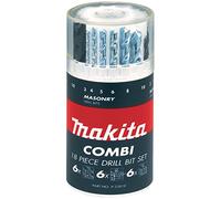 Makita P-23818 Straight Shank Mixed Drill Drum Set - Silver (18-Piece)