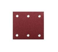 Makita Palm Sander Sheets P-42416 - 40 Grit 114 x 101 mm 1/4 Sheets - Red