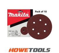Makita P-43549 Sanding Discs 125mm 60 Grit (Pack Of 10)