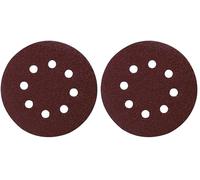 Makita P-43583 Hook and Loop Backed Abrasive Discs - 5" Red (Pack of 2)