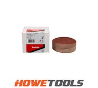 MAKITA P-43658 (pkt of 50) Red sanding discs 125mm x 100g