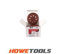 MAKITA P-43670 (pkt of 50) Red sanding discs 125mm x 180g