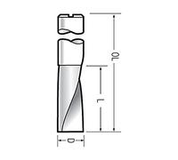 Makita P-54651 Helical Acrylic Double Flute TCT
