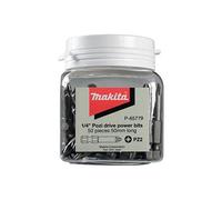 Makita P-65779 50 mm Pz2 Bits In Candy Tub - Multi-Colour