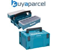 Makita P-84137 Stackable Cantilever Tool Box Organiser + Makpac Type 3 & Inlay