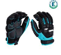 Makita P-84464 Advanced Ansi 2 Impact-Rated Demolition Large Gloves Pair