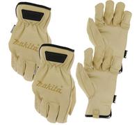 Makita P-84632 Cow Driver Gloves - Large 2X Pair - Genuine Durahide Leather