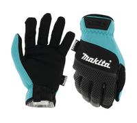 Makita Open Cuff Working Gloves P-84676 Black/Blue Size XL Pack of 1