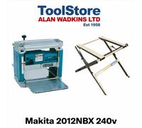 Makita Planer Thicknesser 2012NBX 240v With Stand 194053-0 3 pin uk plug