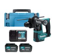 Makita Rotary Hammer Hr140Dwmj 12V Max Cxt Cordless Sds Plus 14mm With 2 X 4.0Ah Batteries, Charger & Case