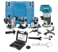 Makita Rt001Gz16 40V Cordless Brushless Router Trimmer + Plunge Base + Trend Set