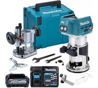 Makita Rt001Gz21 40V Cordless Brushless Router Trimmer Plunge Base + 2.5Ah Batt