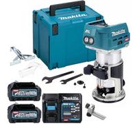 Makita Rt001Gz21 40V Xgt Cordless Brushless Router Trimmer + 2 X 2.5Ah Battery