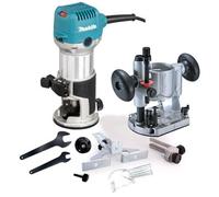 Makita Rt0702Cx4 240V 1/4" Router Laminate Trimmer With Guide And Plunge Base