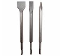 Makita SDS+ Chisel Set 3 Piece Bull Point Cold & Scaling Chisels D-30134