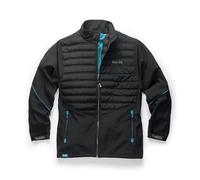 Makita Shield Jacket - Men's Workwear Jacket - Black | Lightweight Insulated Men's Work Jacket - With Ripstop Fabric & Stretch Panels - Water-repellent Finish & Durable YKK zips
