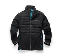 Makita Shield Jacket - Women's Workwear Jacket - Black | Lightweight Insulated Men's Work Jacket - With Ripstop Fabric & Stretch Panels - Water-repellent Finish & Durable YKK zips