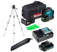 Makita SK105GDZ 12v Green Self Leveling Cross Line Laser Level Battery + Tripod