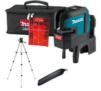 Makita Sk106Dz 12V Cxt 4 Point Red Self Level Cross Line Laser Level + Tripod