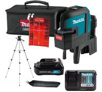 Makita Sk106Dz 12V Cxt 4 Point Self Level Cross Line Laser Level Tripod +Battery