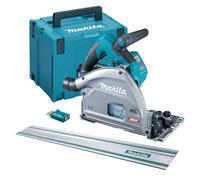 Makita Sp001Gz03 40V Max Xgt Brushless Plunge Cut Circular Saw 165mm + 1.5M Rail