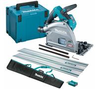 Makita Sp001Gz03 40V Max Xgt Brushless Plunge Saw 165mm + 2X 1.5M Rails + Bag