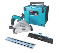 Makita SP6000J 110v Plunge Cut Circular Saw 165mm Cased + 1x1.5m BAP Rail + Bag